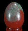 Polished Bloodstone Egg - India #66045-1